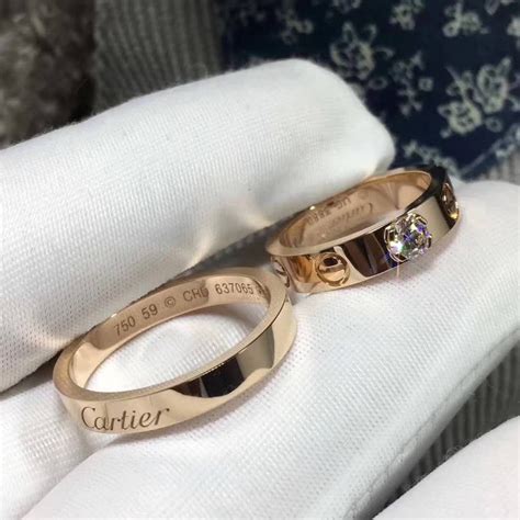 cartier replica wedding rings|cartier love ring real.